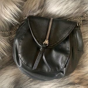 Black Chain/Zipper Mini bag